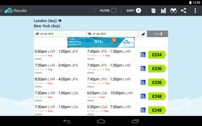 Skyscanner flights